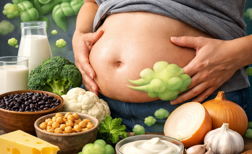 Alimentos que causam inchaço abdominal: veja os principais vilões e como evitar